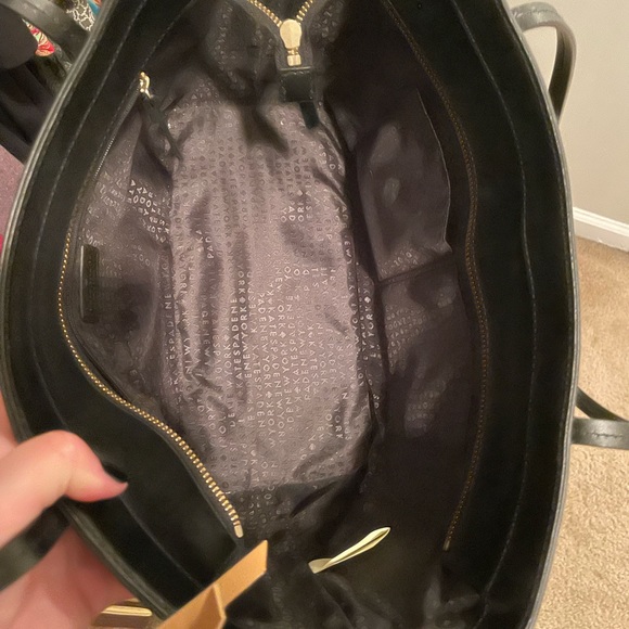Kate Spade black structured tote - Picture 2 of 2